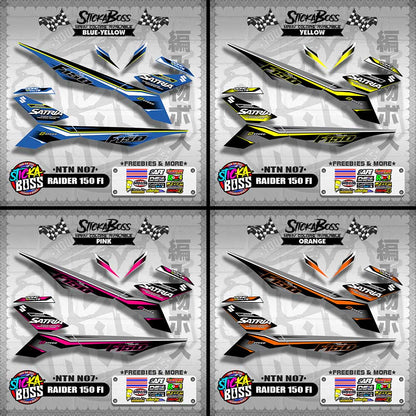 RAIDER 150 FI DECALS ( NTN N07 )【WITH FREEBIES】
