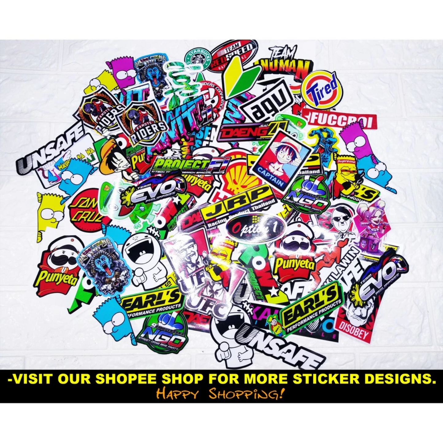 THAI STICKERS (VINYL GLOSSY PRINTED)【006】( THAI INSPIRED / LAMINATED / WATERPROOF / HIGH QUALITY )