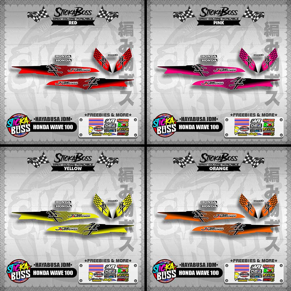 HONDA WAVE 100 ( HAYABUSA JDM )【WITH FREEBIES】
