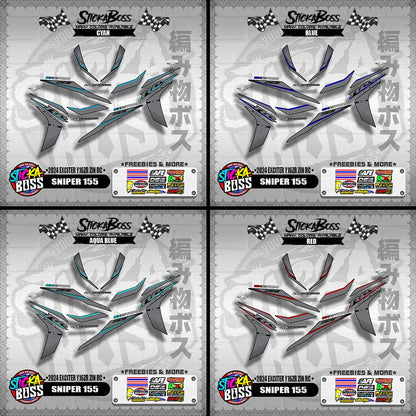 SNIPER 155 DECALS ( 2024 EXCITER Y16ZR ZIN RC )【WITH FREEBIES】
