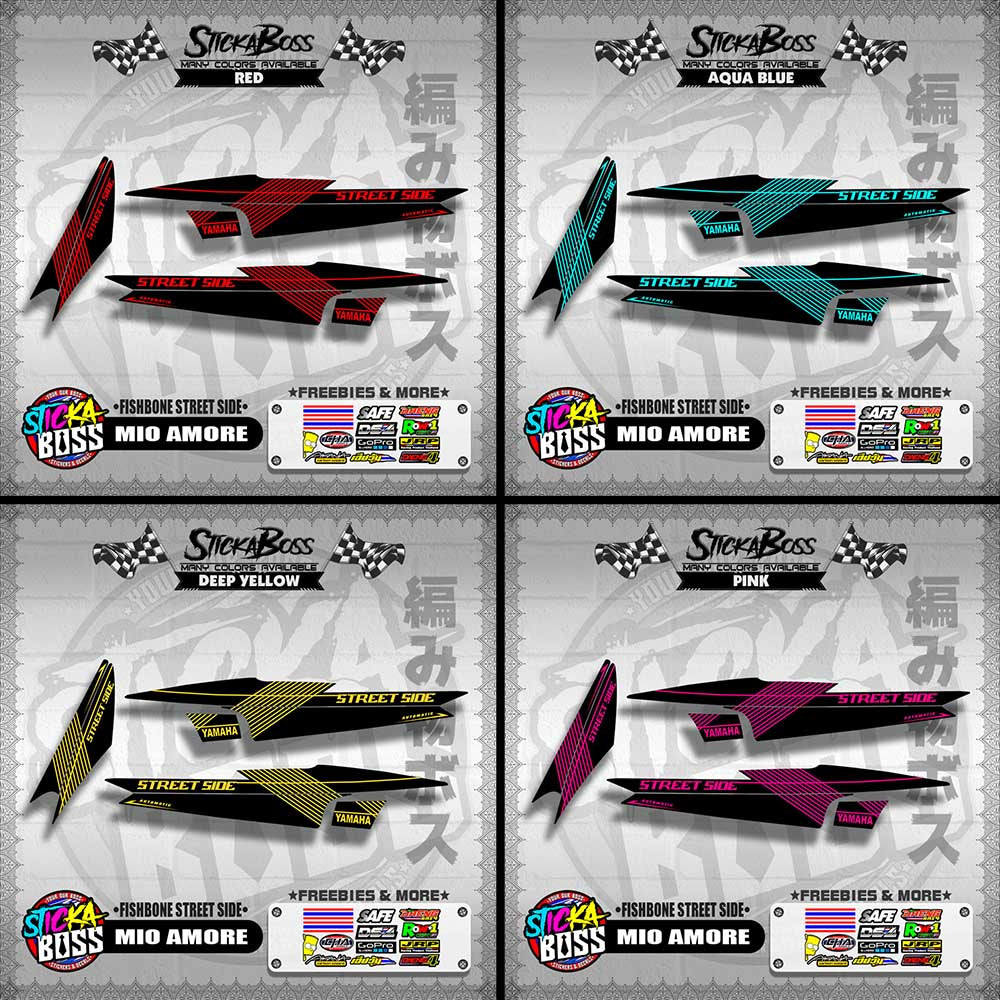 MIO AMORE DECALS ( FISHBONE STREET SIDE )【WITH FREEBIES】
