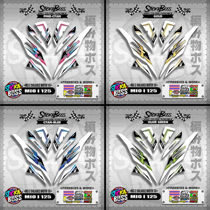 MIO I 125 DECALS ( M3 Z SOLARIZ MOTIF 13 )【WITH FREEBIES】