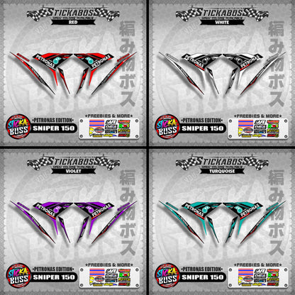SNIPER 150 Decals ( Petronas Edition ) MX King, Exciter 150