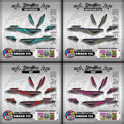 SMASH 115 DECALS ( LINE STRIKER )【WITH FREEBIES】