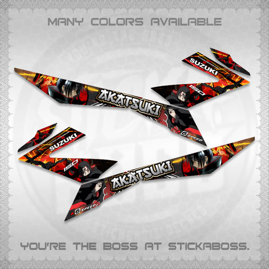 RAIDER 150 FI DECALS (2026 ANIME NINJA 001 DESIGN) STICKER DECALS By STICKABOSS