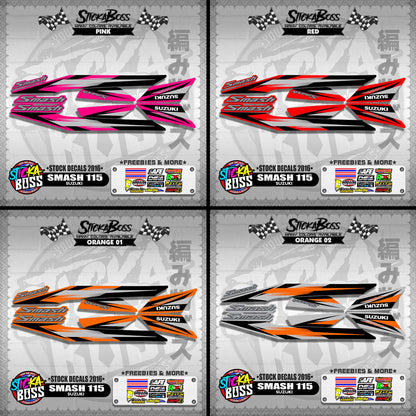 SMASH 115 ( STOCK DECALS 2016 )【WITH FREEBIES】