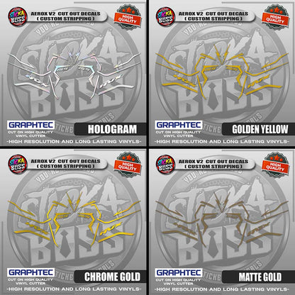 AEROX V2 CUT OUT DECALS ( CUSTOM STRIPPING ) | VINYL WATERPROOF CUT-OUT STICKER DECALS