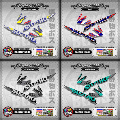 RAIDER 150 FI DECALS ( MOTOGP RACING DESIGN )【WITH FREEBIES】