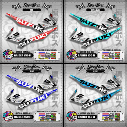 RAIDER 150 FI DECALS ( SATRIA REM BAL )【WITH FREEBIES】