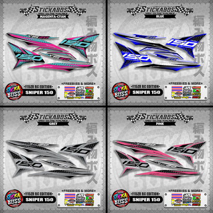SNIPER 150 STICKER DECALS ( Y15ZR RC EDITION )【WITH FREEBIES】