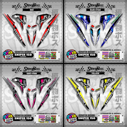 SNIPER 150 VIETNAM DECALS ( SCRATCH DESIGN )【WITH FREEBIES】
