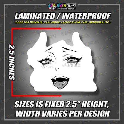 GUNDAM | ANIME PEEKER STICKER【VINYL PRINTED】( LAMINATED / WATERPROOF )