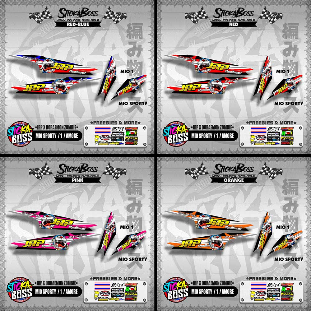 MIO SPORTY / 1 / AMORE DECALS ( JRP X DORAEMON ZOMBIE )【WITH FREEBIES】