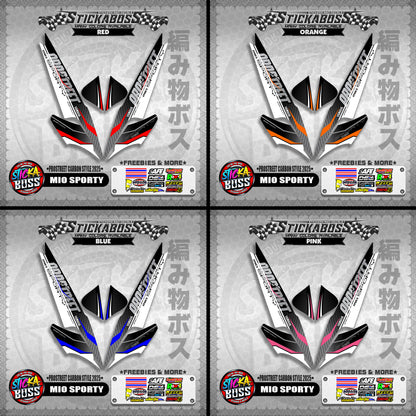 MIO SPORTY STICKER DECALS ( PROSTREET CARBON STYLE 2025 )【WITH FREEBIES】