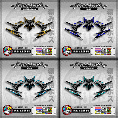 RS 125 FI DECALS ( CLASSIC LINE)【WITH FREEBIES】