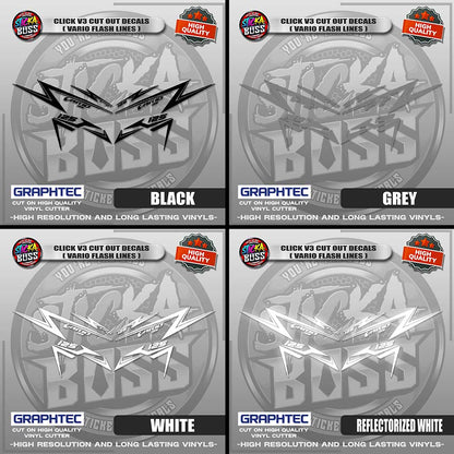 CLICK V3 CUT OUT DECALS ( VARIO FLASH LINES ) | VINYL WATERPROOF CUT-OUT STICKER DECALS