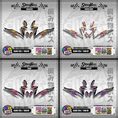 CLICK 125i / 150i V2 DECALS ( HOTWHEELS VARIO )【WITH FREEBIES】