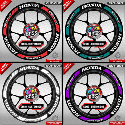 GENIO MAG STICKER SET ( 2 MAGS ) - CUSTOM 005 | VINYL WATERPROOF CUT-OUT DECALS
