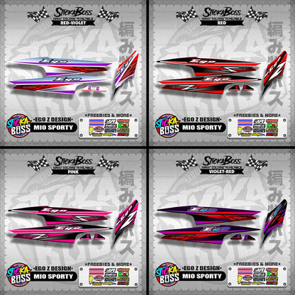 MIO SPORTY DECALS ( EGO Z DESIGN )【WITH FREEBIES】