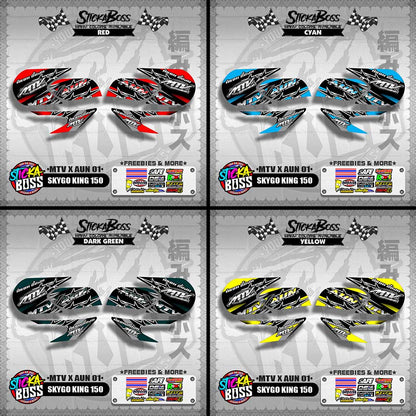 SKYGO KING 150 DECALS ( MTV X AUN 01 )【WITH FREEBIES】