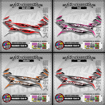 SUZUKI RAIDER 150 Fi STOCK DECAL (NEW 2022 SATRIA DOHC)【WITH FREEBIES】