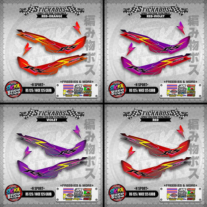 RS 125 NICE / 125 CARB STICKER DECALS ( N SPORT )【WITH FREEBIES】