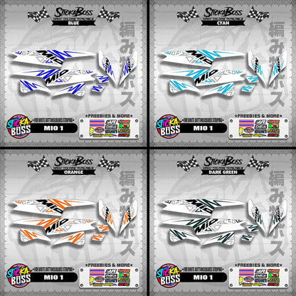 MIO 1 DECALS ( FOR WHITE BUTTONSCRAVES STRIPING )【WITH FREEBIES】