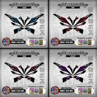 MIO I 125 M3 STICKER DECALS ( WW STRIPPING )【WITH FREEBIES】