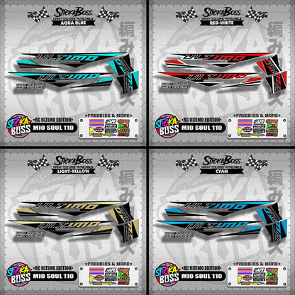 MIO SOUL 110 DECALS ( RC ULTIMO EDITION )【WITH FREEBIES】