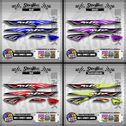 MIO 1 / SPORTY / AMORE DECALS ( 2008 PHANTOM WAVE )【WITH FREEBIES】