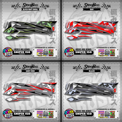 SNIPER 150 DECALS ( VER3 MX KING )【WITH FREEBIES】