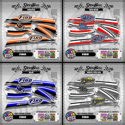 FINO DECALS ( 2013 STRIPING STICKER )【WITH FREEBIES】