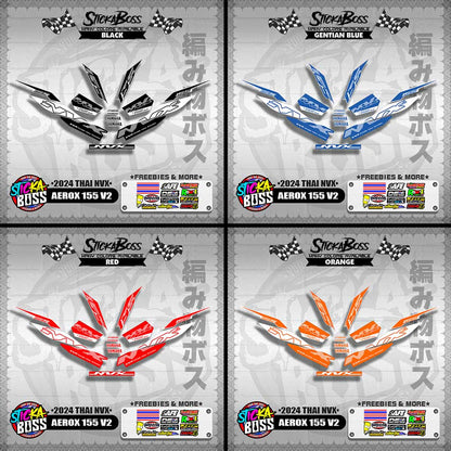 AEROX 155 V2 DECALS ( 2024 THAI NVX )【WITH FREEBIES】