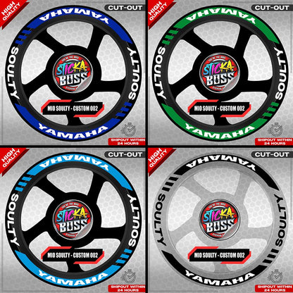 MIO SOULTY MAG STICKER SET ( 2 MAGS ) - CUSTOM 002 | VINYL WATERPROOF CUT-OUT DECALS