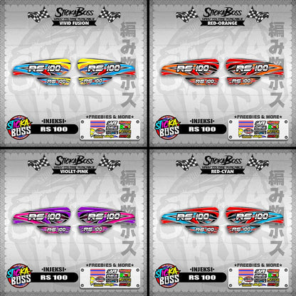 RS 100 DECALS ( INJEKSI )【WITH FREEBIES】