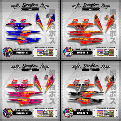 MIO 1 STICKER DECALS ( NEW HOTWHEELS INSPIRED )【WITH FREEBIES】