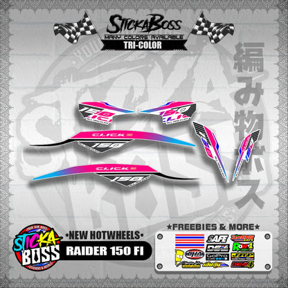 CLICK 150 V2 DECALS FOR WHITE ( NEW CUSTOM STRIPPING GAME CHANGER )【WITH FREEBIES】