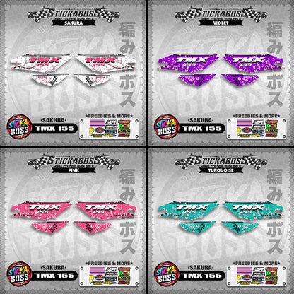 TMX 155 STICKER DECALS ( SAKURA )【WITH FREEBIES】