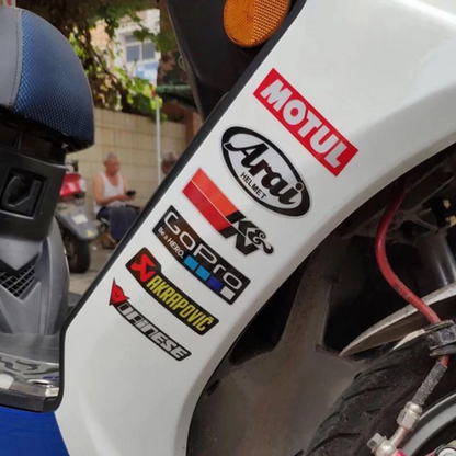 [ Bundle Set ] Mini Reflectorized ( Helmet / Motor / Car / Bike ) Side Strip  Vinyl Stickers