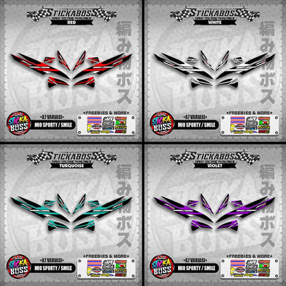 MIO SPORTY / SMILE INDO STICKER DECALS ( A7 VARIASI ) 【WITH FREEBIES】