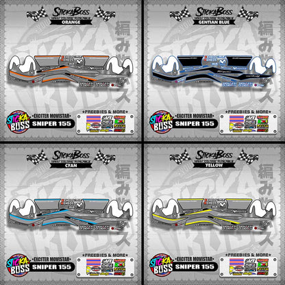 SNIPER 155 DECALS ( EXCITER MOVISTAR )【WITH FREEBIES】