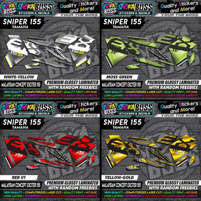 SNIPER 155 New Stock Decals [ MALAYSIAN CONCEPT EXCITER 155 ]