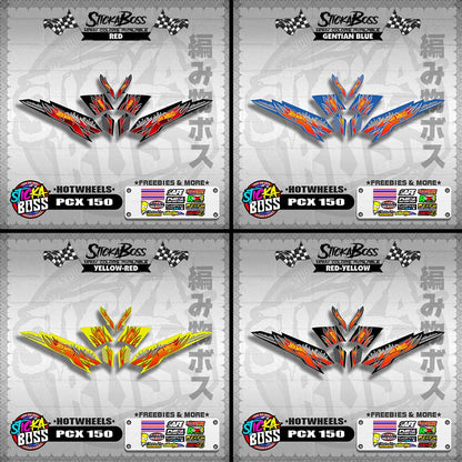 PCX 150 DECALS ( HOTWHEELS )【WITH FREEBIES】