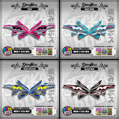 MIO i 125 M3 DECALS ( KEREN TERBARU )【WITH FREEBIES】