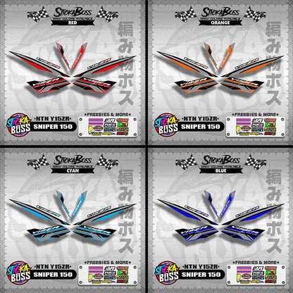 SNIPER 150 DECALS ( NTN Y15ZR )【WITH FREEBIES】