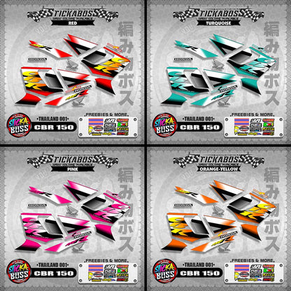 HONDA CBR 150 OLD DECALS ( THAILAND 001 )【WITH FREEBIES】