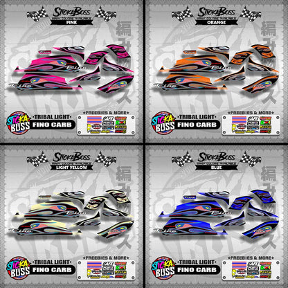 FINO CARB DECALS ( TRIBAL LIGHT )【WITH FREEBIES】