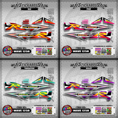 HONDA WAVE 125 R ( THAI V3 ) 【WITH FREEBIES】