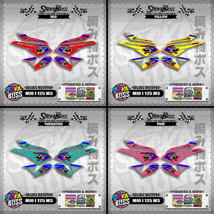 MIO I 125 M3 DECALS ( SOLARIZ MOTIFF88 )【WITH FREEBIES】