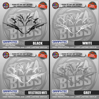 CLICK V3 CUT OUT DECALS ( 2025 VARIO STRIPPING 001 ) | VINYL WATERPROOF CUT-OUT STICKER DECALS